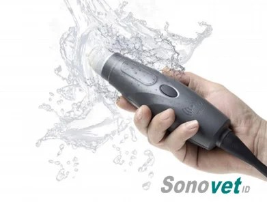 SonovetID Veterinary Ultrasound Scanner with RFID Technology Handheld 6 Inch Color Display