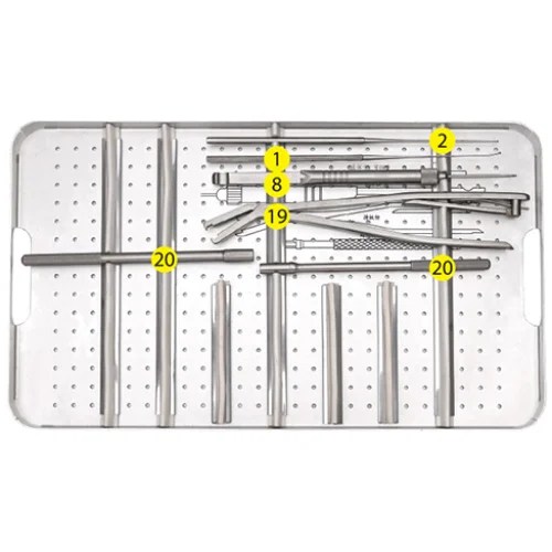 Instrument Set for Anterior Thoracic Plate System and Anterior Thoracolumbar Plate System