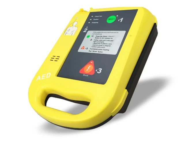 Defi 5 AED with Lock-out Protection to Prevent Inadvertent Defibrillation, Automated External Defibrillator