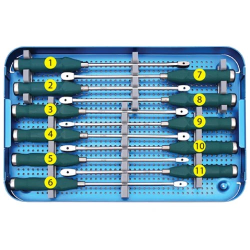 PLIF PEEK Lumbar Cage & Posterior Lumbar Interbody Fusion Cage Instrument Set