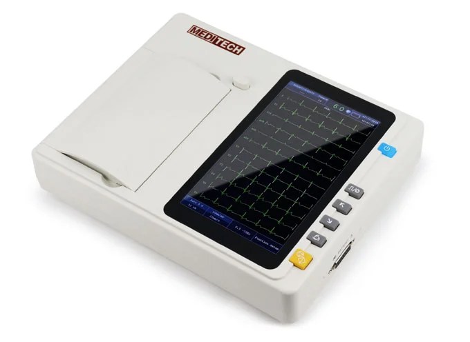 ECG Device 3 Channel ECG machine, Slim, Advanced and Light Weight EKG-6A